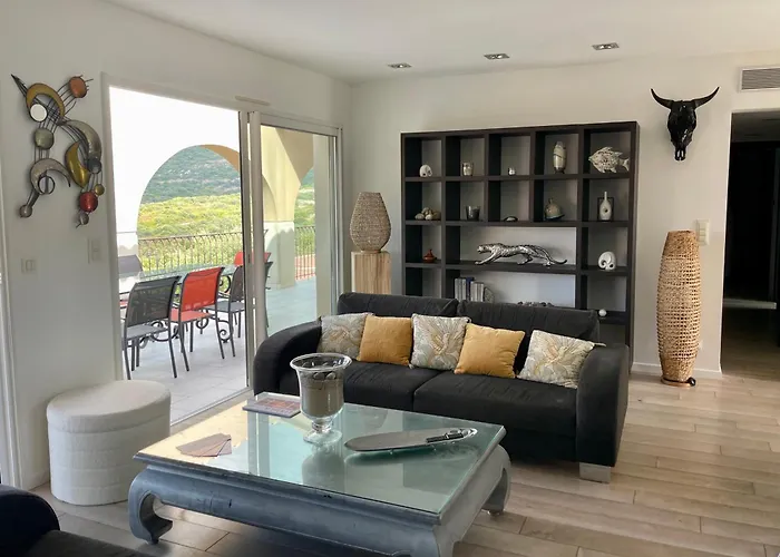 Bel Appartement, Terrasse Vue Mer, Sant Ambroggio 公寓